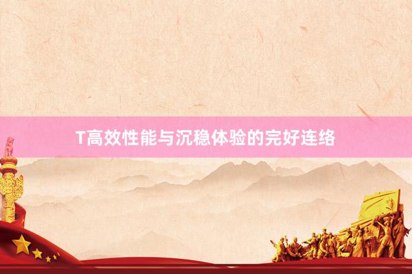 T高效性能与沉稳体验的完好连络
